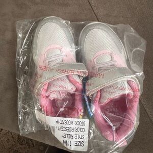 NWT Stride Rite Pink and White Sneakers